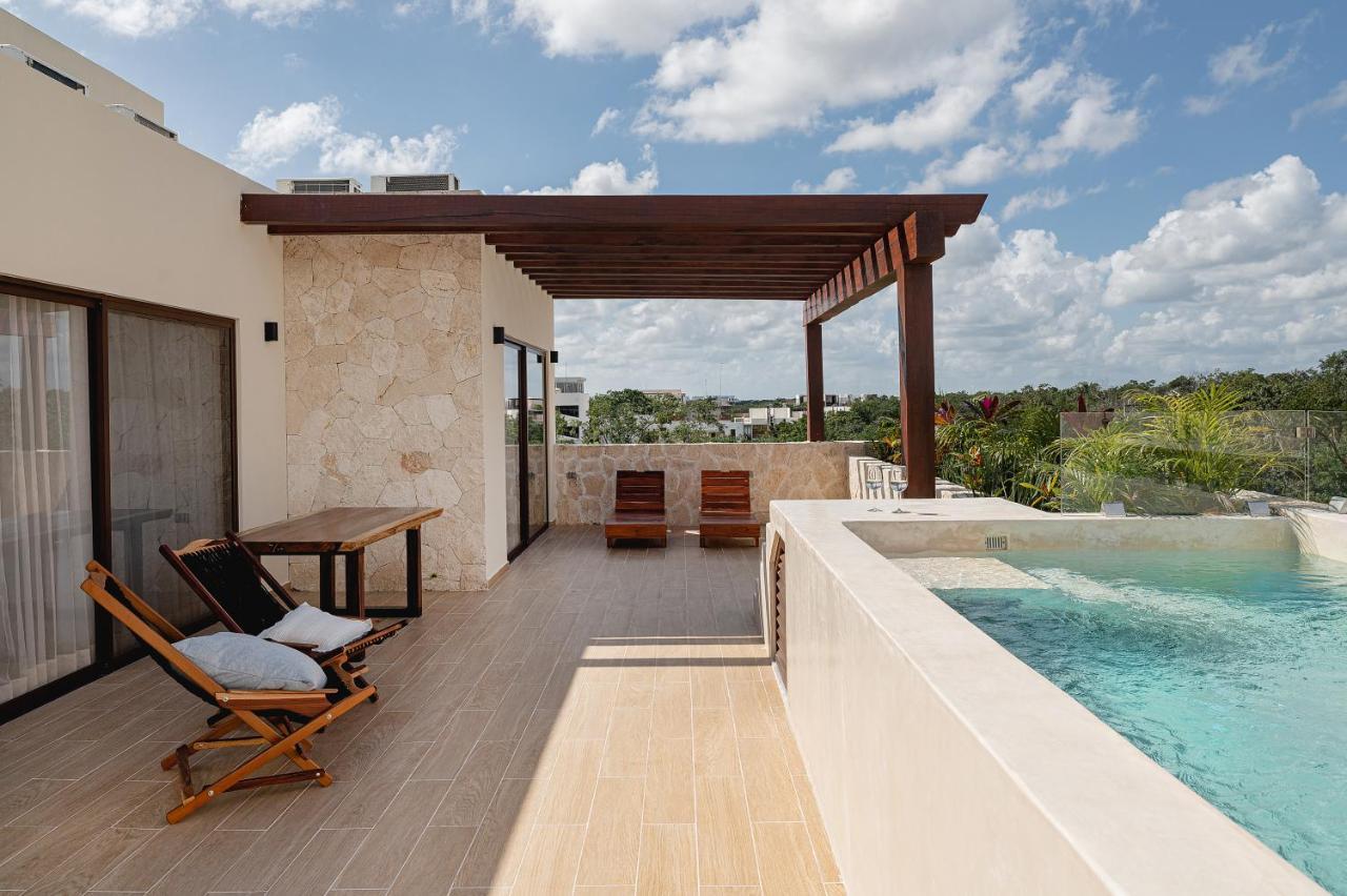 Apartment And Penthouse Blue Luxury Kukulkan Tulum Eksteriør billede